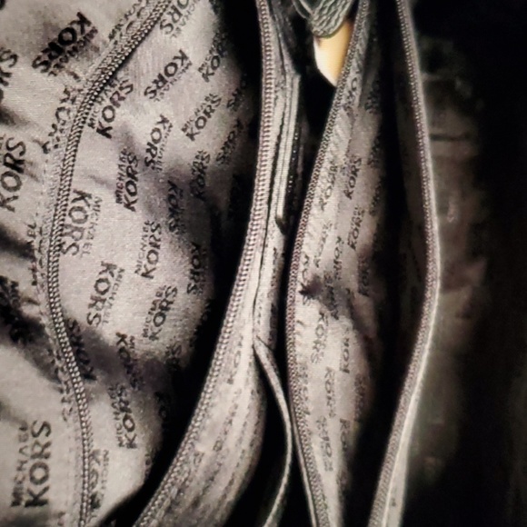 NWT Michael Kors RILEY Large Satchel Pebble Leather Tote Shoulder Black-Last One - Picture 5 of 8